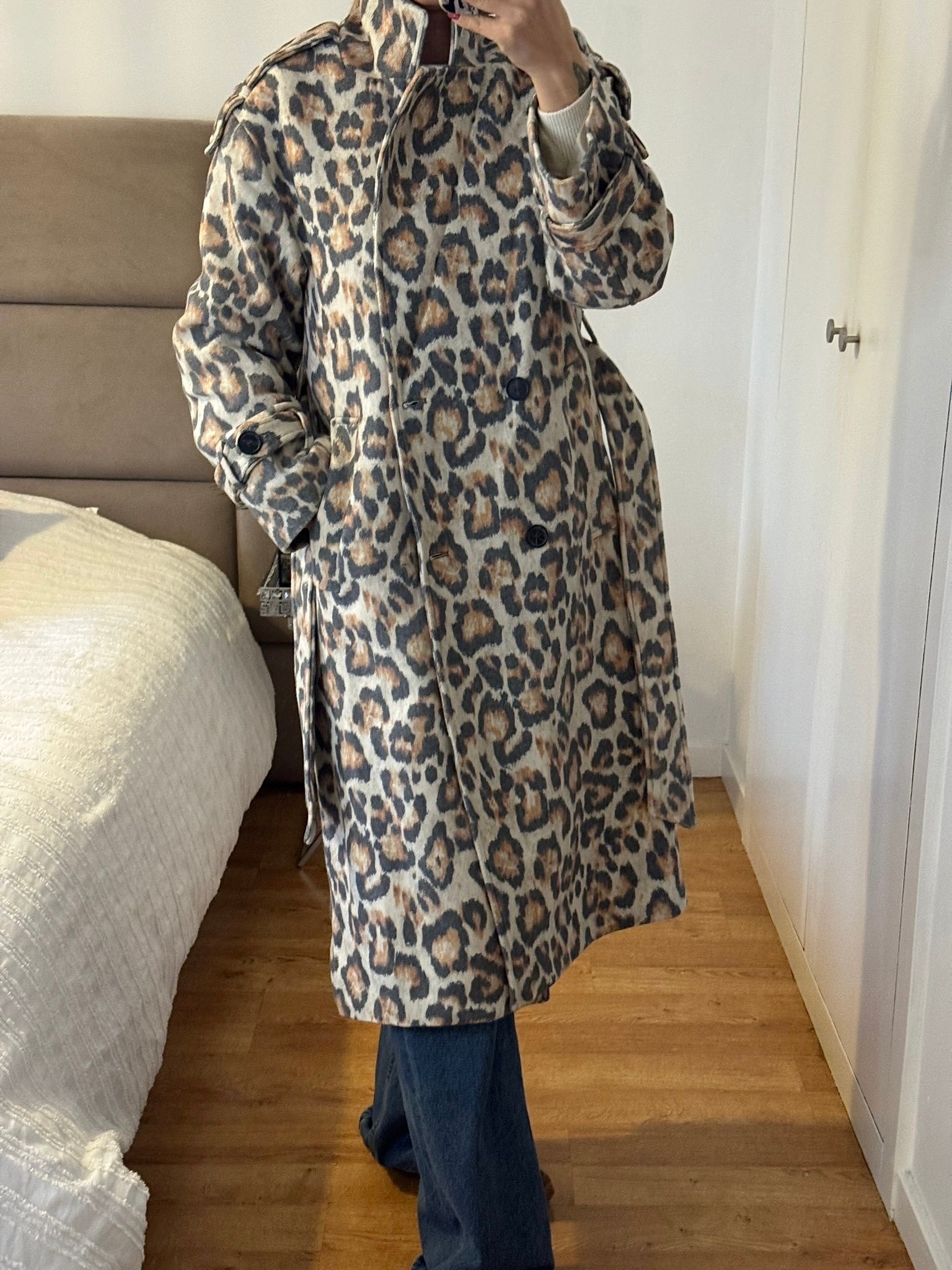 Casaco animal print