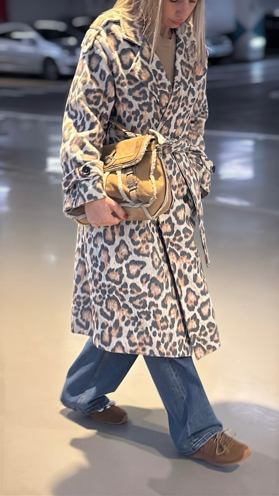 Casaco animal print